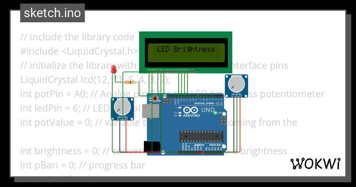 barra de nivel - Wokwi ESP32, STM32, Arduino Simulator