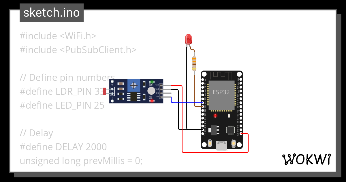 light-sensor - Wokwi ESP32, STM32, Arduino Simulator