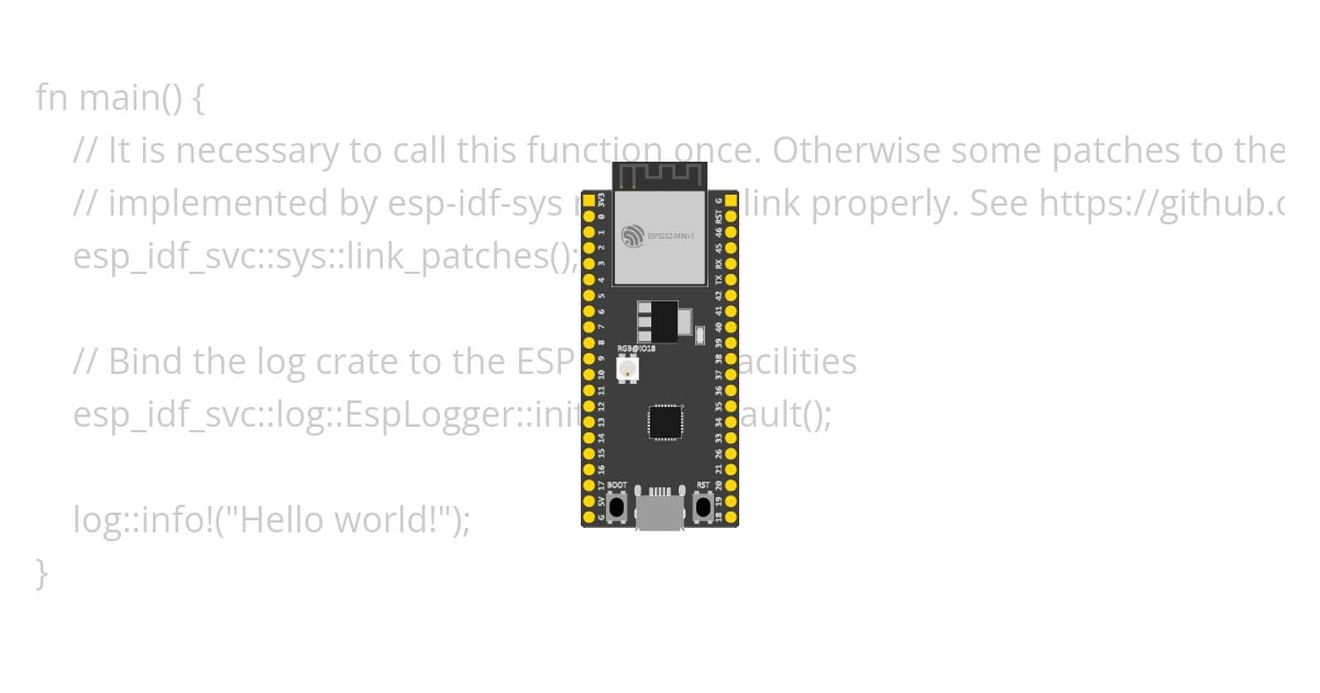 [esp32s2 | rust | std] template simulation