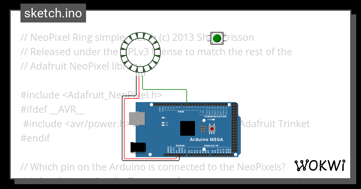 can i use adafruit trinket 5v with neopixel