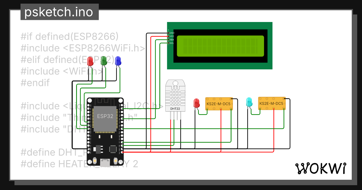 Psketch ino Wokwi Arduino And ESP32 Simulator