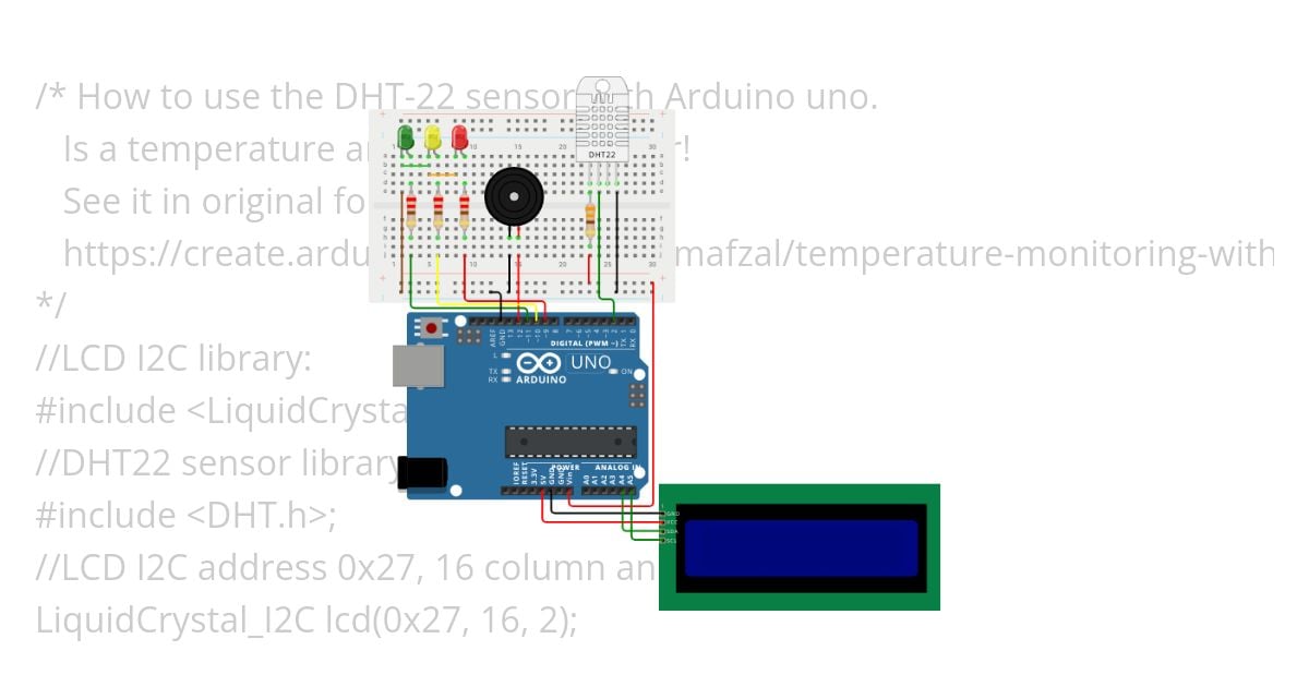 Temp. & hum. detection system.ino simulation