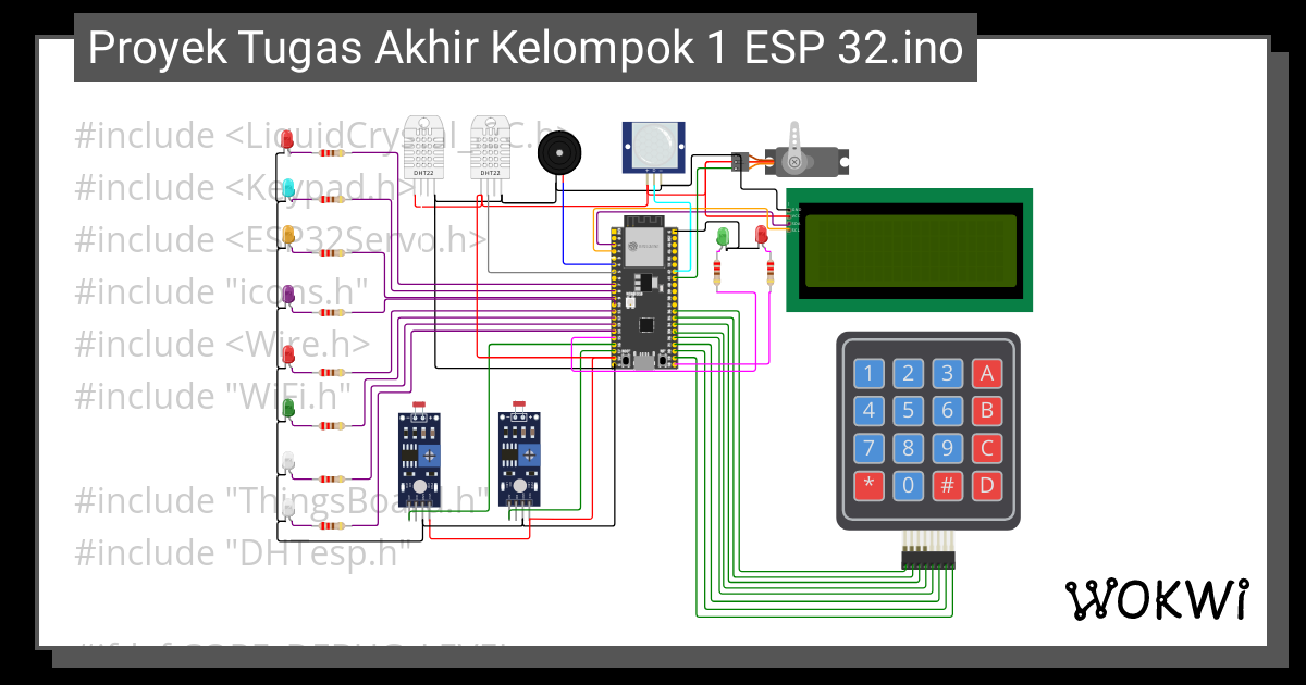 Proyek Tugas Akhir Kelompok ESP Ino Wokwi ESP STM Arduino Simulator