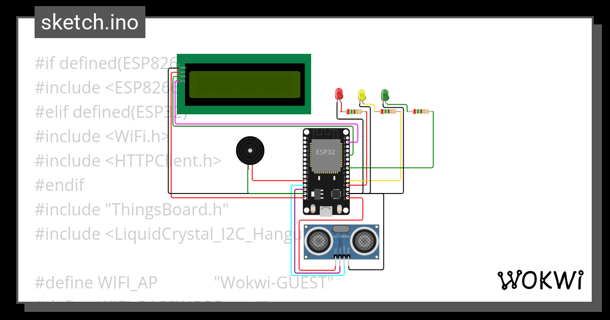 Bendungan 1 - Wokwi Arduino and ESP32 Simulator