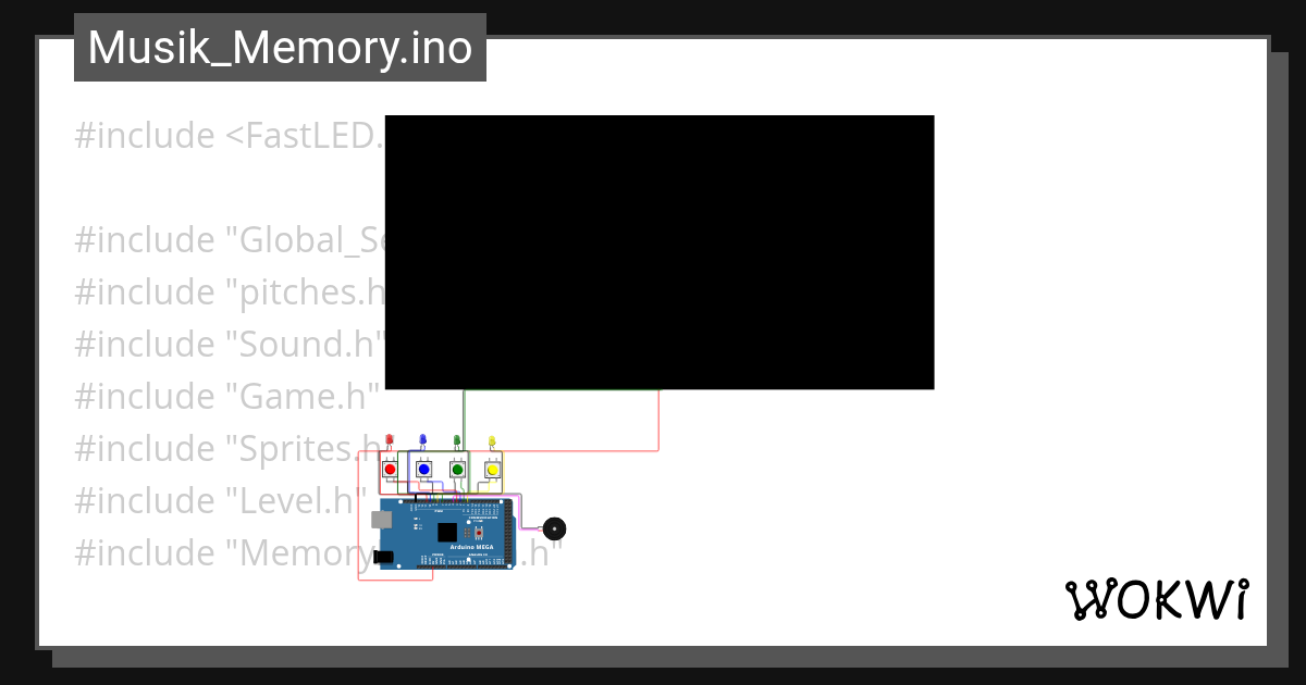 Musik_Memory.ino Wokwi ESP32, STM32, Arduino Simulator