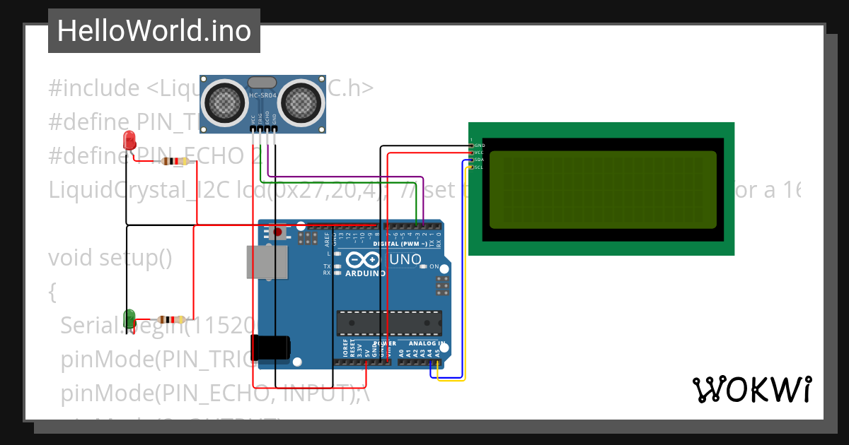 HelloWorld.ino - Wokwi ESP32, STM32, Arduino Simulator