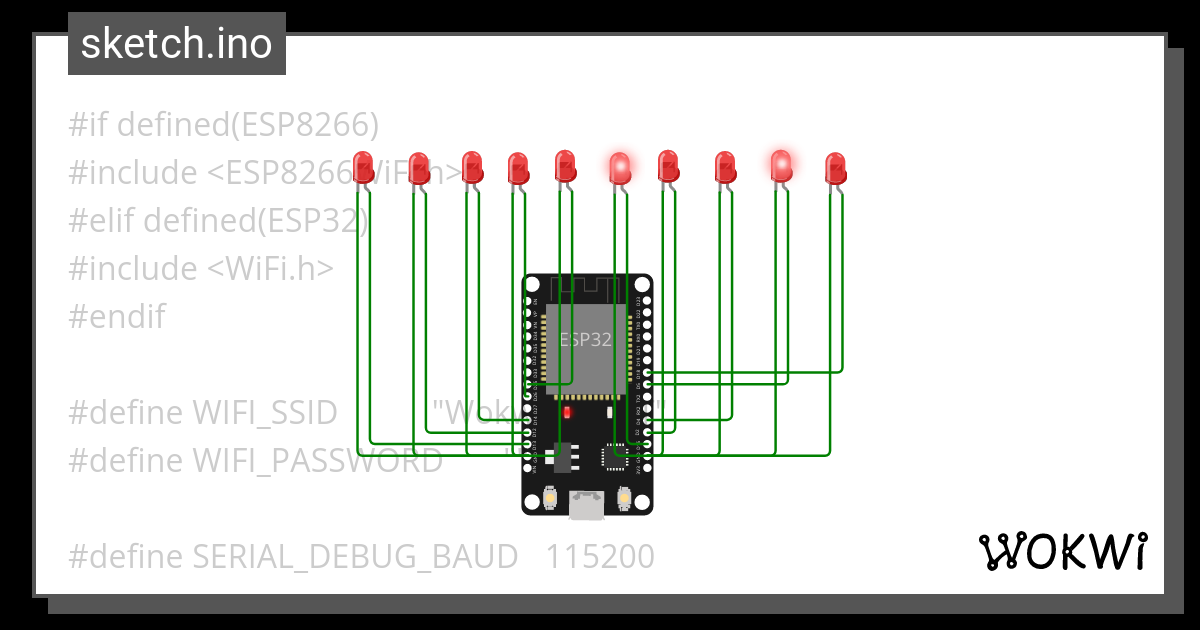 Challenge 1 B - Wokwi ESP32, STM32, Arduino Simulator