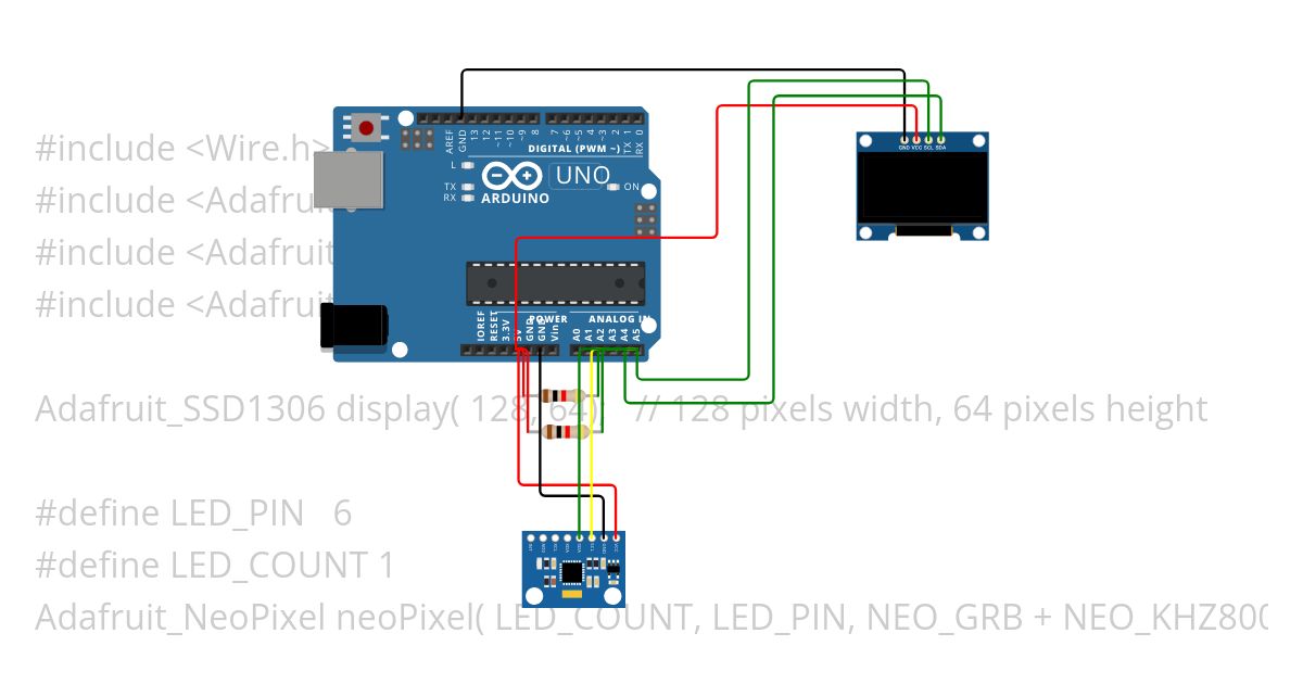 Contoh Indobot OLED simulation