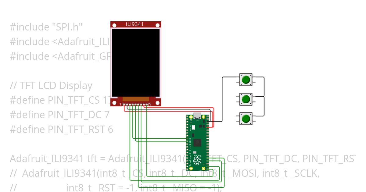 Raspberry Pi Pico Sandbox.ino simulation