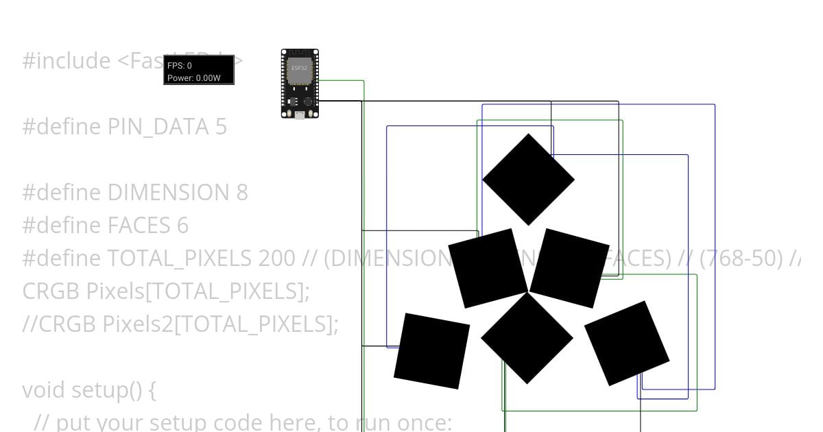 PixelCube8x8.ino simulation