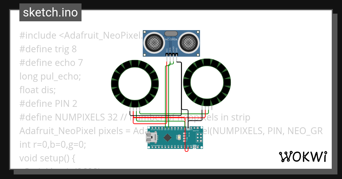 9 NeoPixel - Wokwi Arduino and ESP32 Simulator