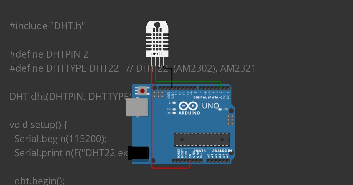 Arduino + DHT22 Sensor