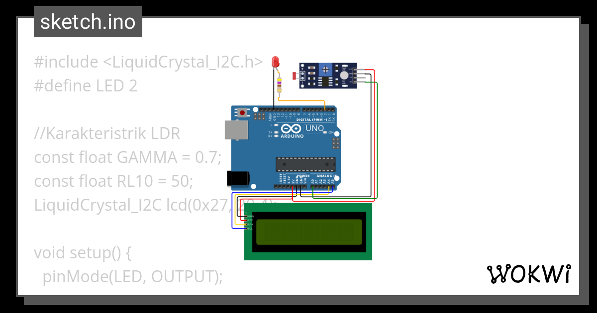 Sensor Ldr Dengan Led Wokwi Arduino And Esp32 Simulator Vrogue 6710