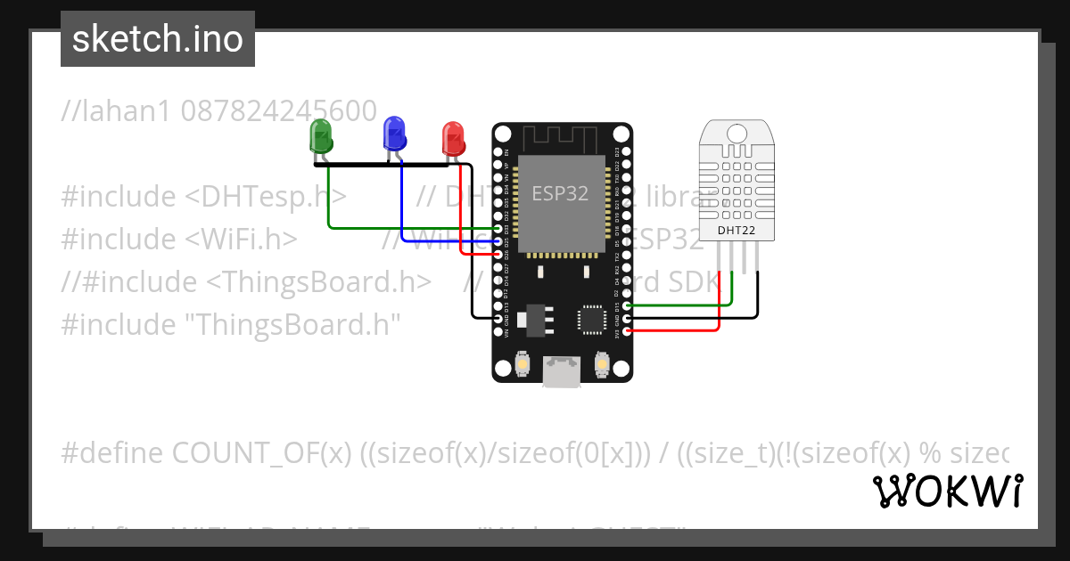 Wokwi - Online ESP32, STM32, Arduino Simulator