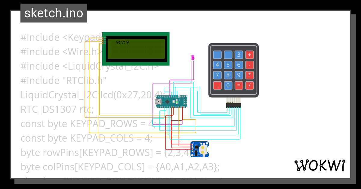 Topik Keypad Dan Lcd Ino Wokwi Arduino And Esp Simulator Vrogue