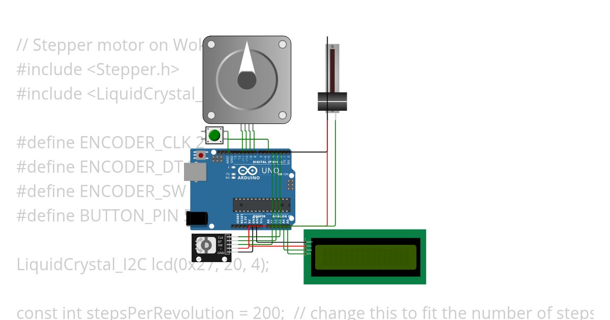 Car throttle with slide potentiometer simulation