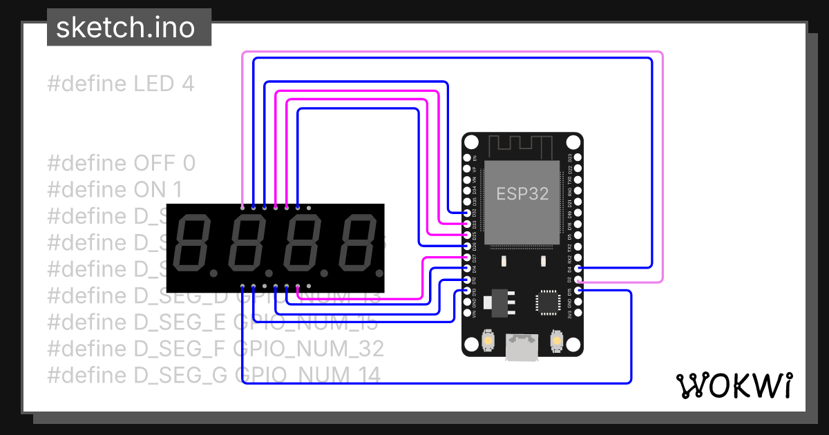 Wokwi - Online ESP32, STM32, Arduino Simulator