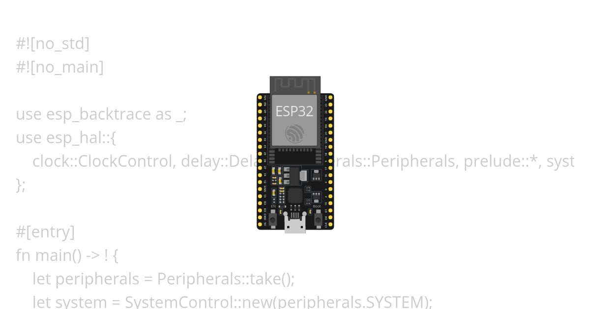 [esp32 | rust | no-std ] template simulation