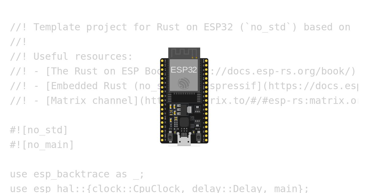 [esp32 | rust | no-std ] template simulation