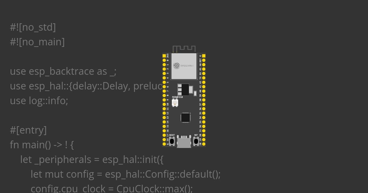 [esp32s2 | rust | no-std ] template