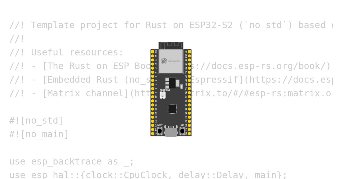 [esp32s2 | rust | no-std ] template simulation