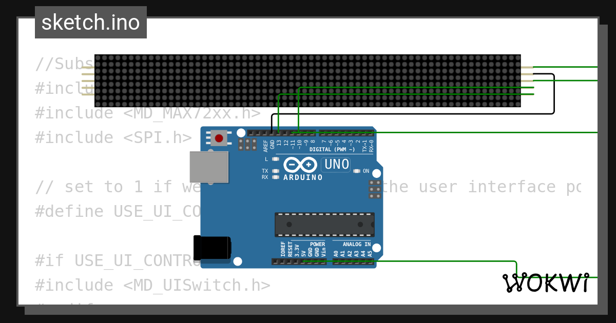 sketch.ino - Wokwi ESP32, STM32, Arduino Simulator