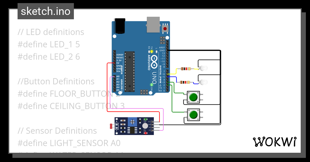 Adaptive Headlights (with Calibration) - Wokwi ESP32, STM32, Arduino ...