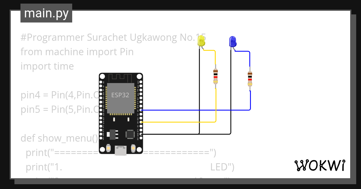 Wokwi - Online ESP32, STM32, Arduino Simulator