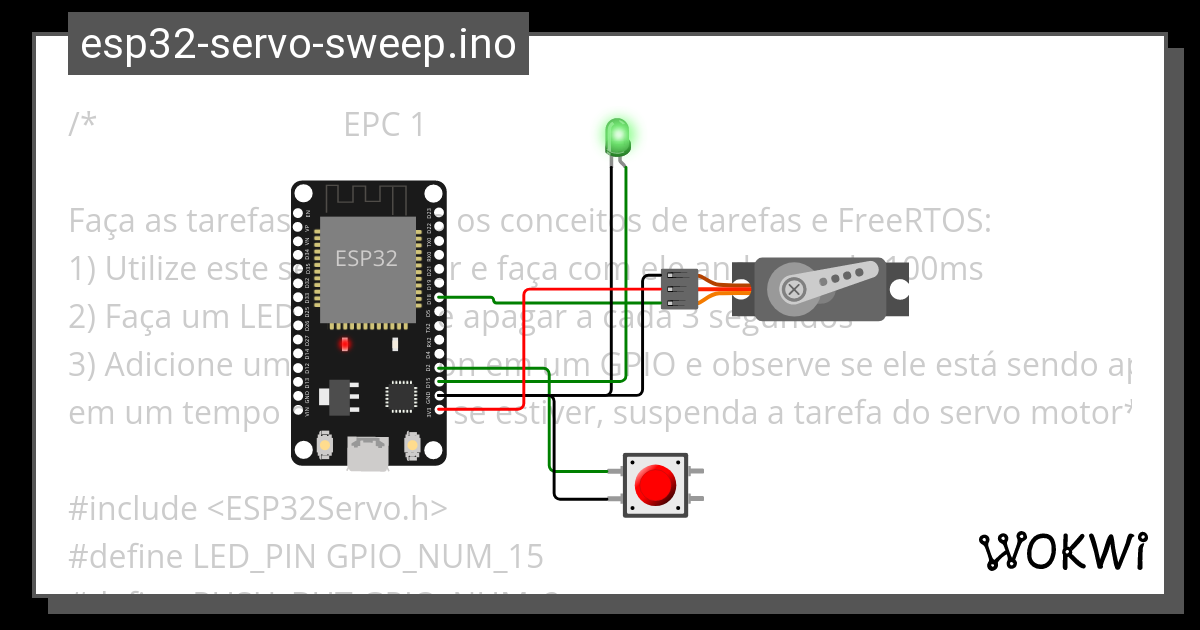 esp32servosweep.ino Wokwi ESP32, STM32, Arduino Simulator