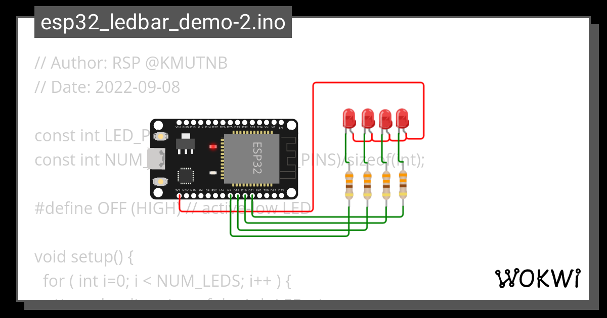 Esp Ledbar Demo Ino Wokwi Esp Stm Arduino Simulator My Xxx Hot Girl 7215