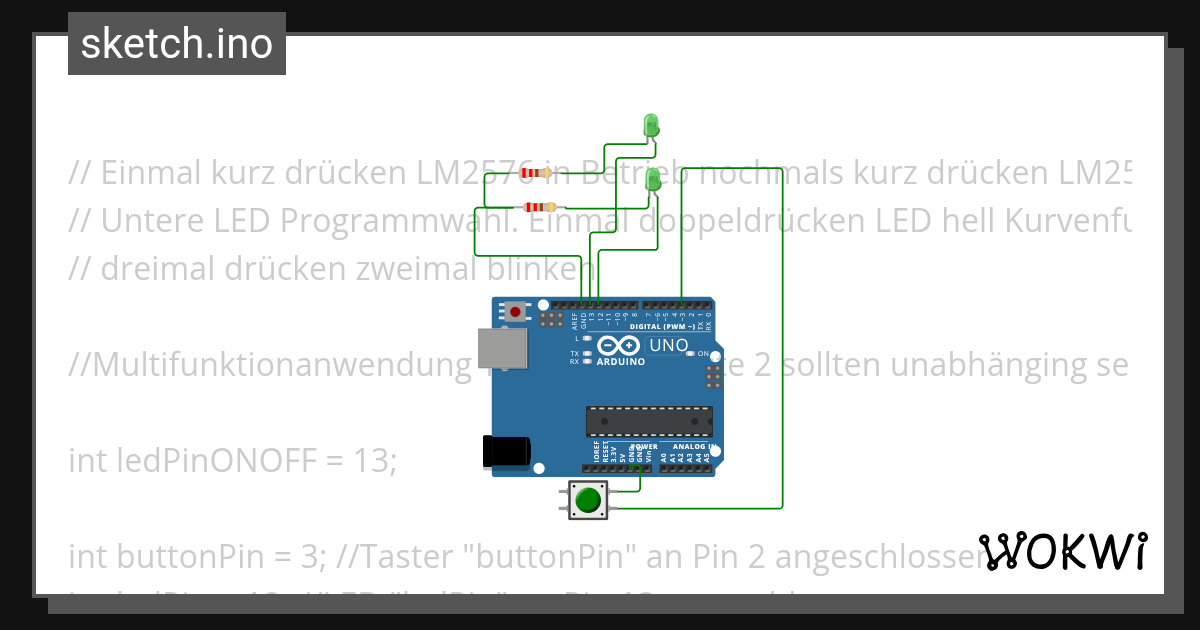 Toggle Taster mehrfunktional V3 2 Taster - Wokwi Arduino and ESP32 ...