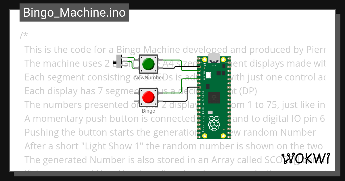 Bingo_Machine.ino Wokwi Arduino and ESP32 Simulator