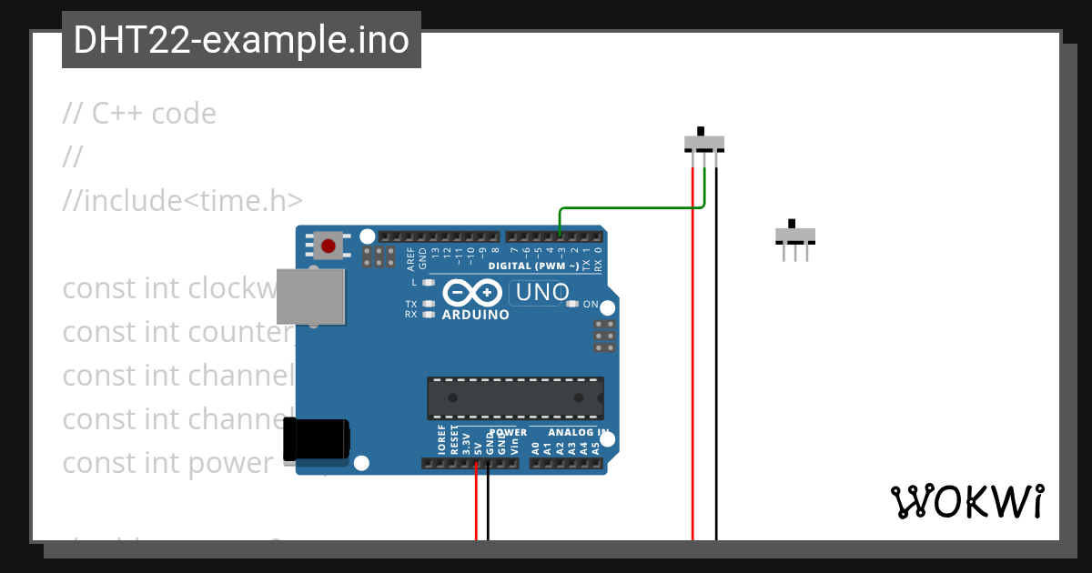DHT22-example.ino - Wokwi Arduino and ESP32 Simulator