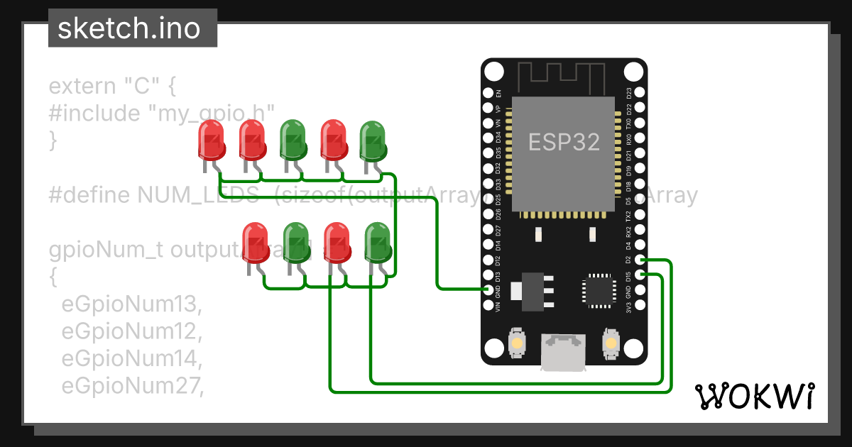 Wokwi - Online ESP32, STM32, Arduino Simulator