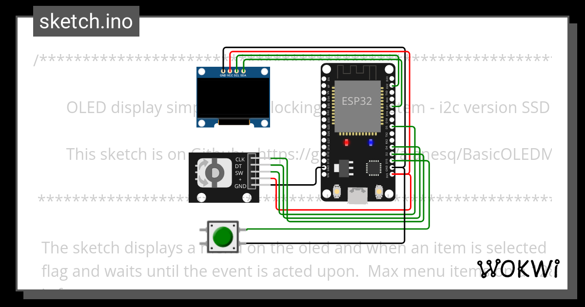 Menu Oled Rotary Wokwi Esp Stm Arduino Simulator My Xxx Hot Girl 3126