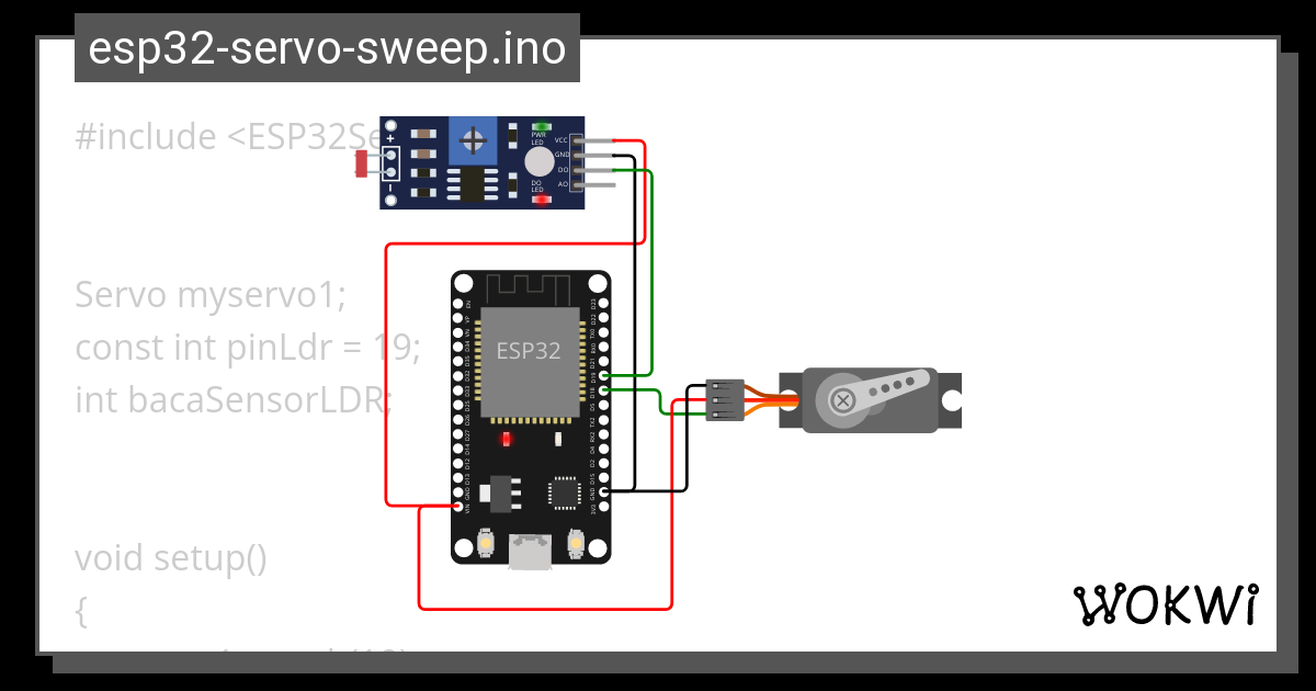 Rtc Servo Ino Wokwi Esp32 Stm32 Arduino Simulator 