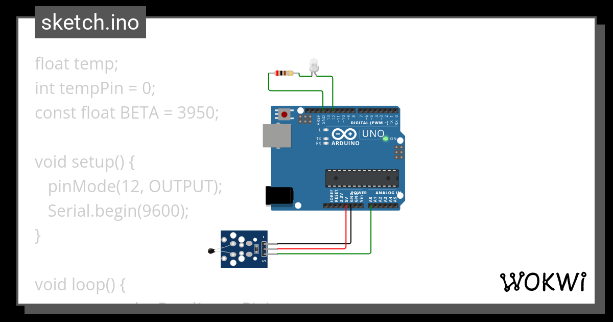 termometro automatico - Wokwi Arduino and ESP32 Simulator