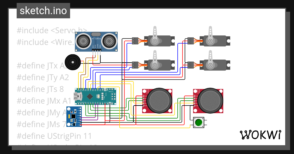 Nano Servo Control (Share) - Wokwi ESP32, STM32, Arduino Simulator