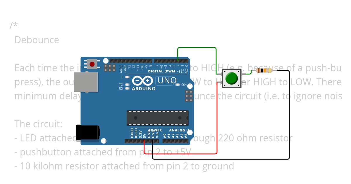 DebouncePushbutton.ino simulation