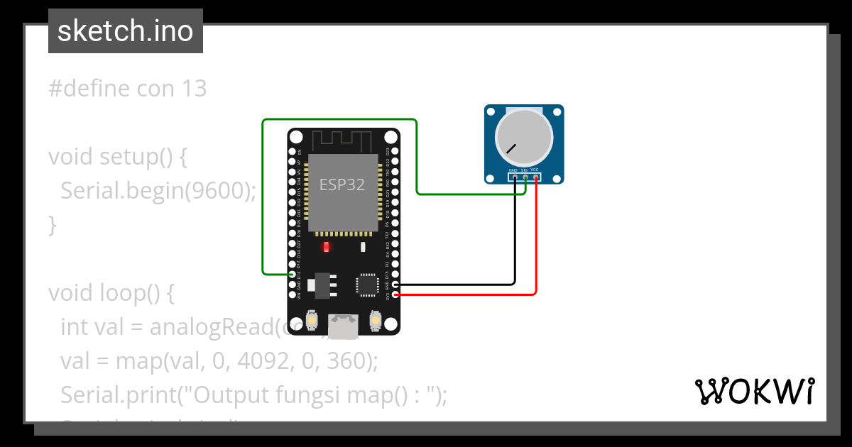 Fungsi Map - Wokwi ESP32, STM32, Arduino Simulator