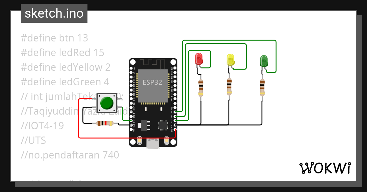 LED-ESP.ino - Wokwi ESP32, STM32, Arduino Simulator