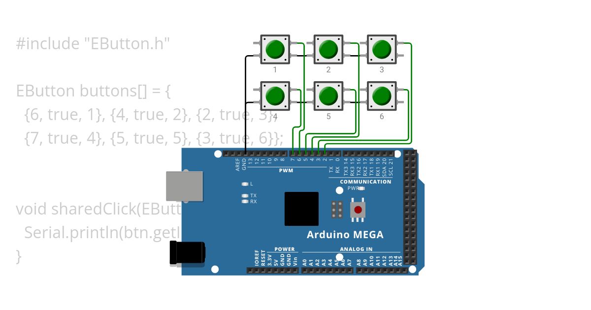 EButton with ID simulation