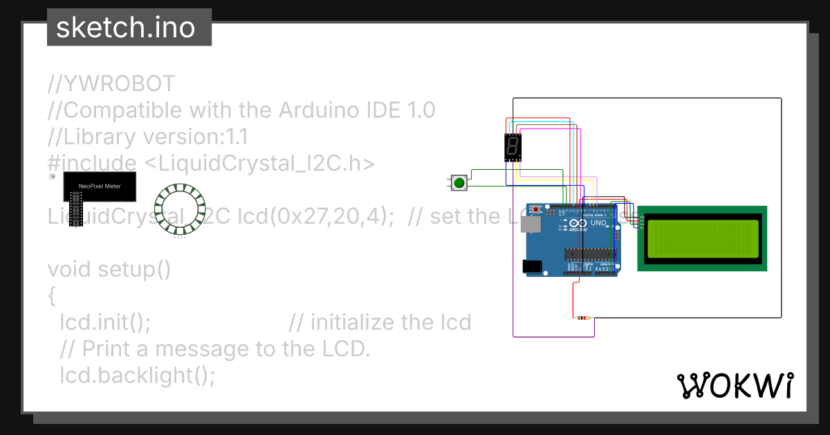 sketch.ino - Wokwi ESP32, STM32, Arduino Simulator