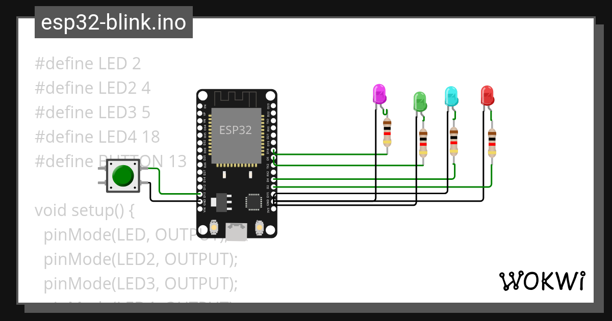 esp32-blink.ino - Wokwi ESP32, STM32, Arduino Simulator