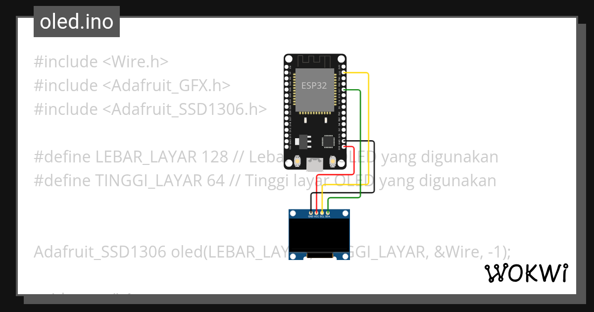 oled.ino - Wokwi ESP32, STM32, Arduino Simulator
