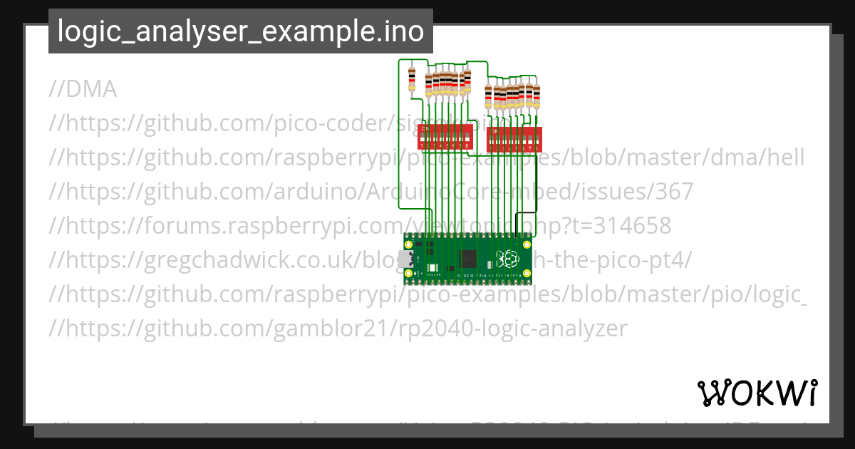 logic_analyser_example.ino Wokwi ESP32, STM32, Arduino Simulator
