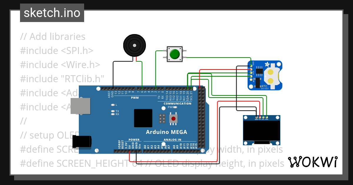 sketch.ino - Wokwi ESP32, STM32, Arduino Simulator