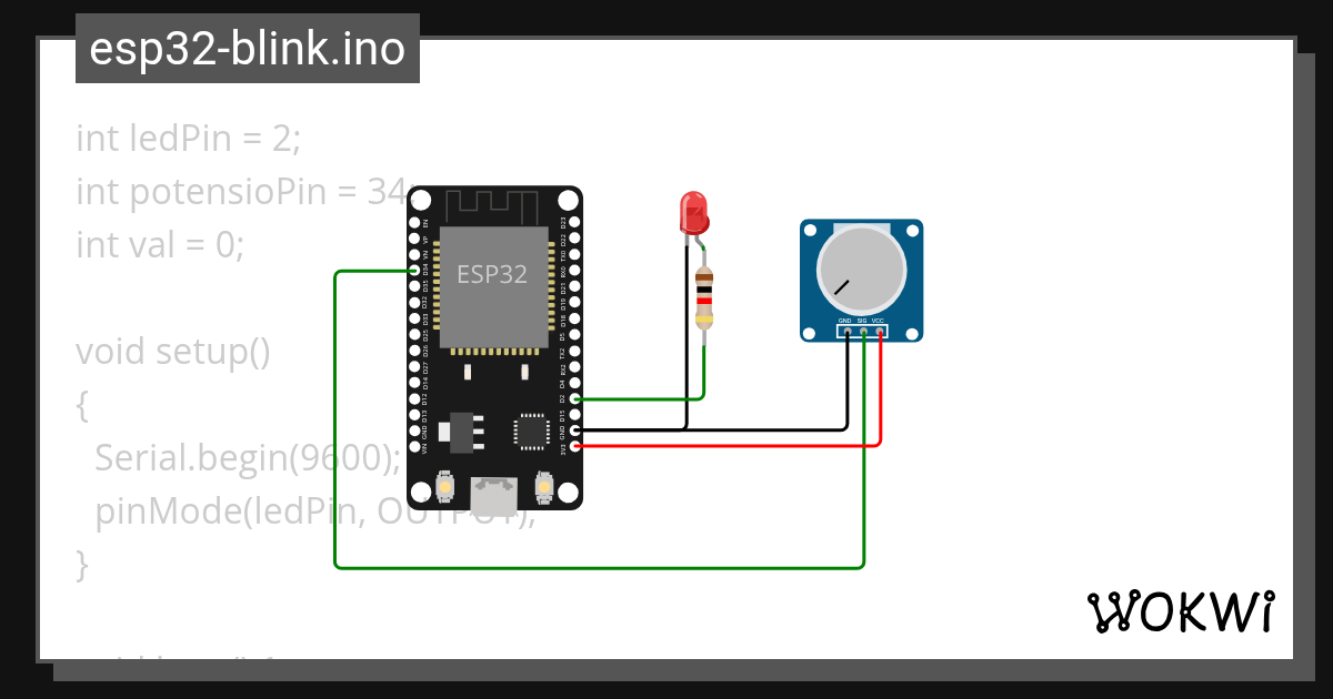 esp32-blink.ino - Wokwi ESP32, STM32, Arduino Simulator