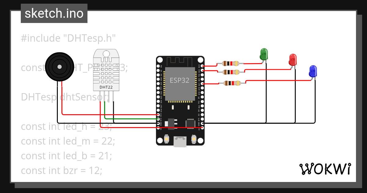Project Uno - IOT - Wokwi ESP32, STM32, Arduino Simulator