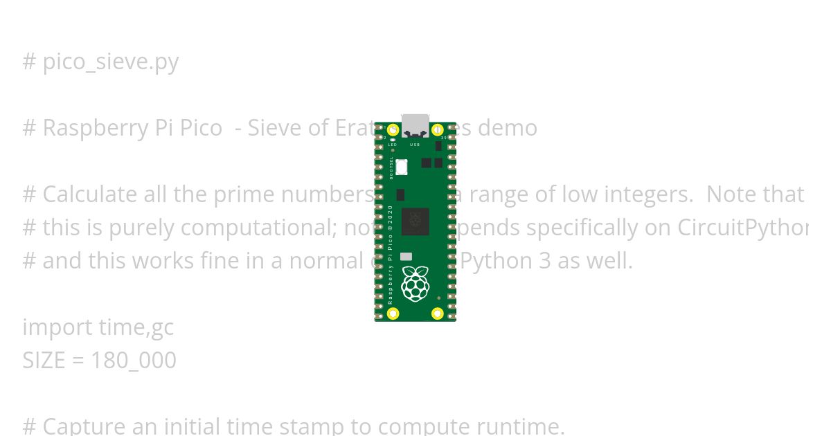 Pico Prime Sieve simulation